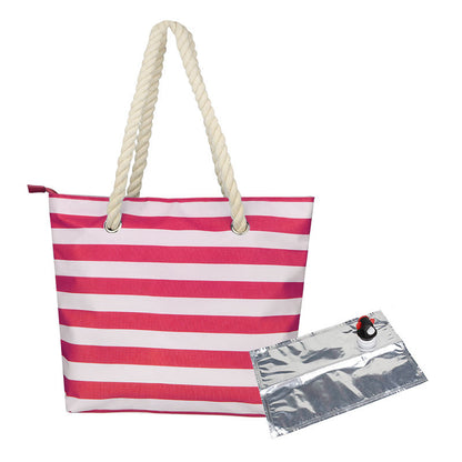 Insulated carrying bag with drink outlet