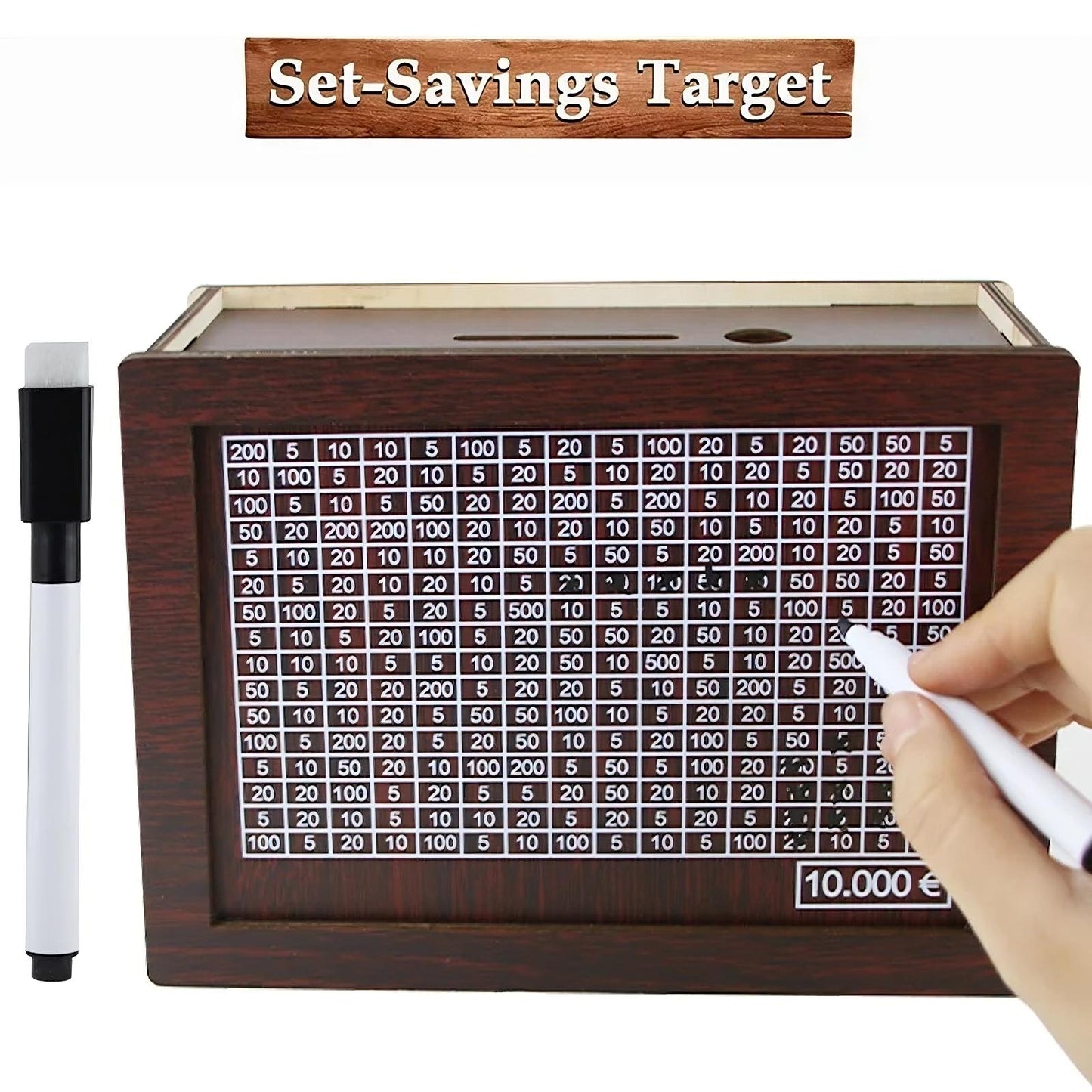 Piggy Bank Challenge Box