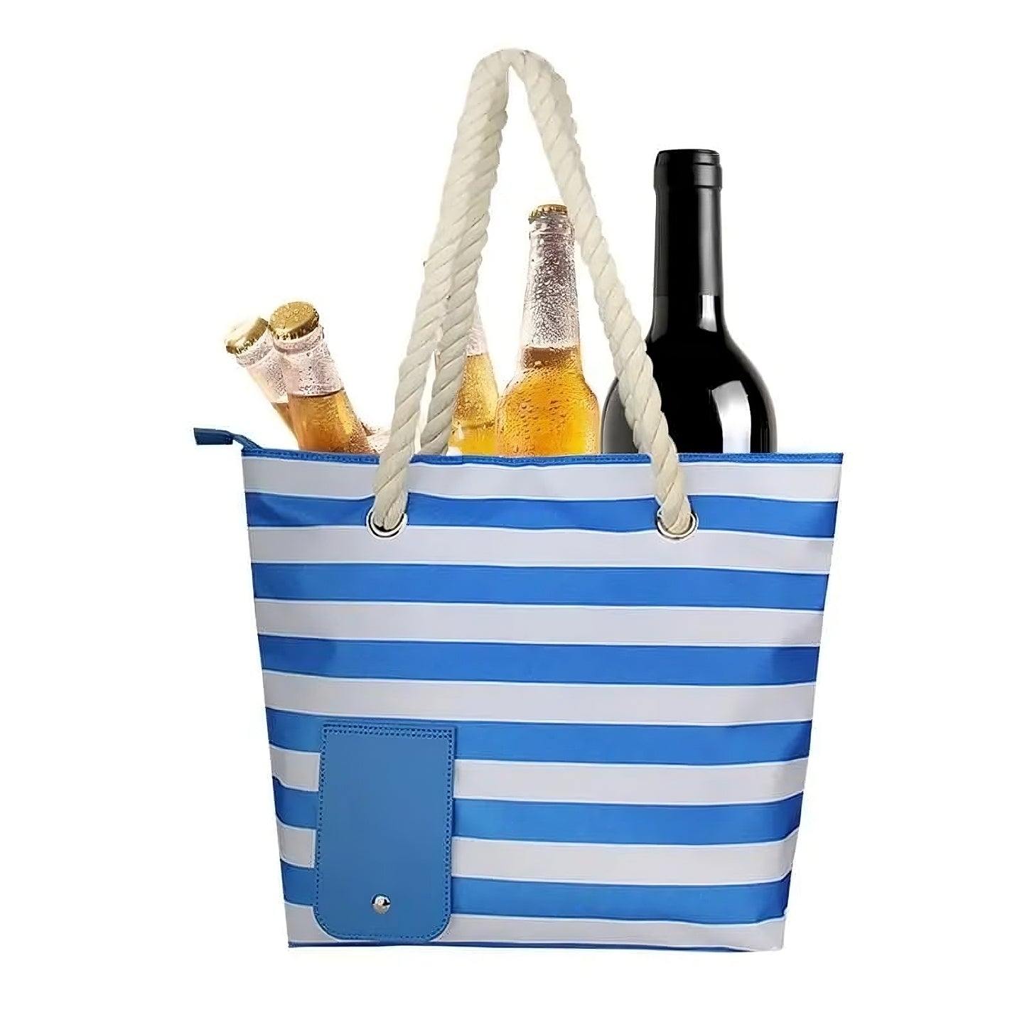 Insulated carrying bag with drink outlet